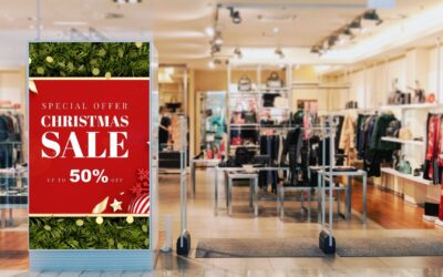 Digital Signage Helps Retail Stores Generate Christmas Buzz