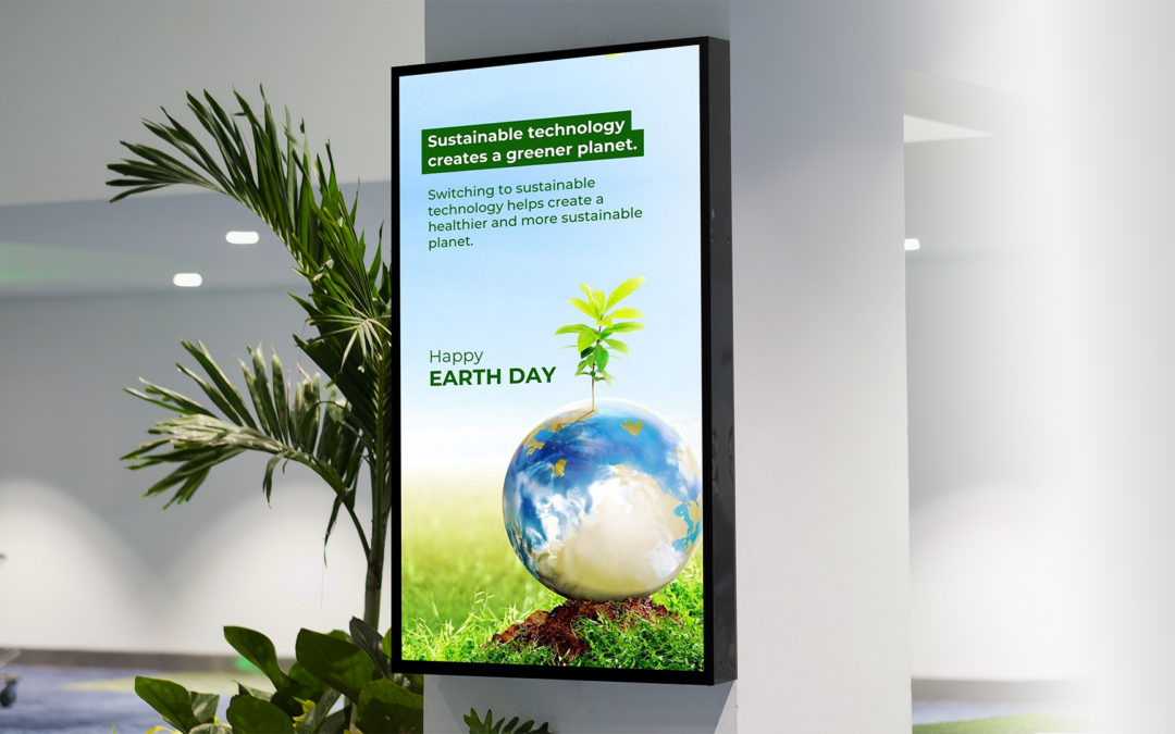 Why Digital Signage Is A Sustainable Choice