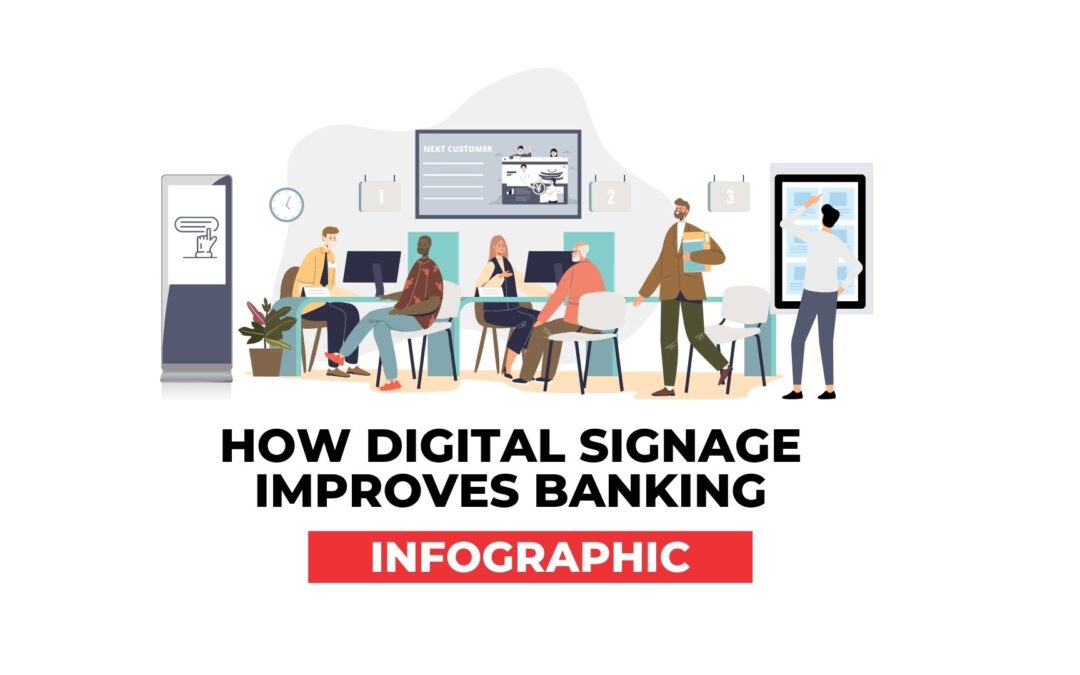 Digital Signage Improves the Banking Experience – Infographic