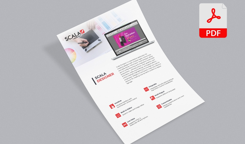 Scala Designer - Create Interactive Content in India - Download Brochure
