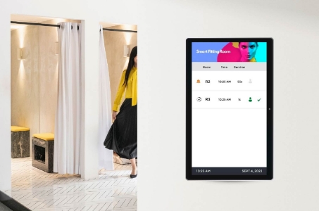Smart Fitting Room Digital Signage Solution