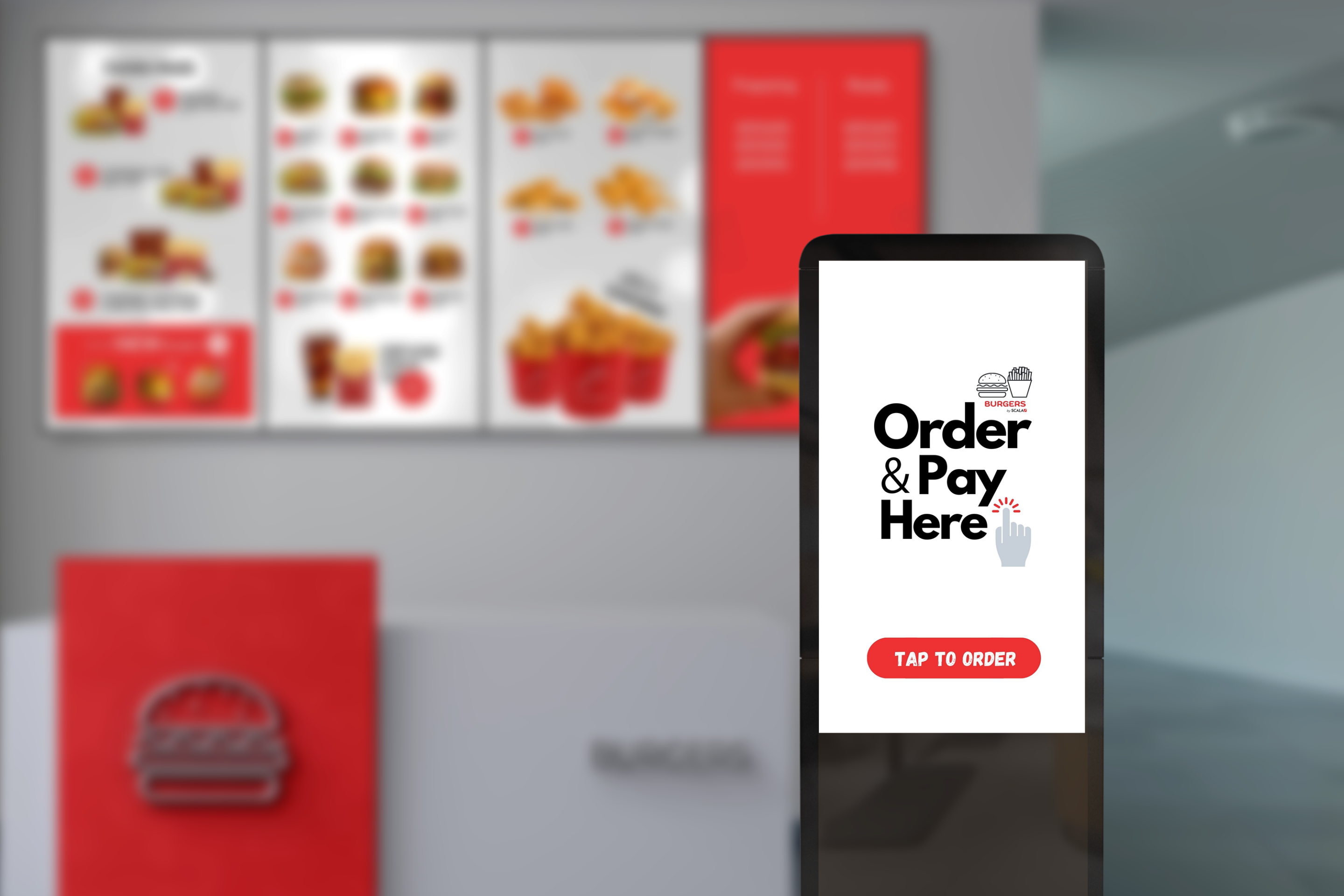 Self-ordering kiosks for QSRs and cafes