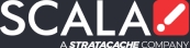 Scala + Stratacache Logo White