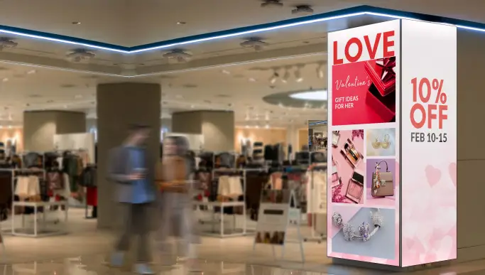 Why Businesses Love Digital Signage For Valentine’s Day