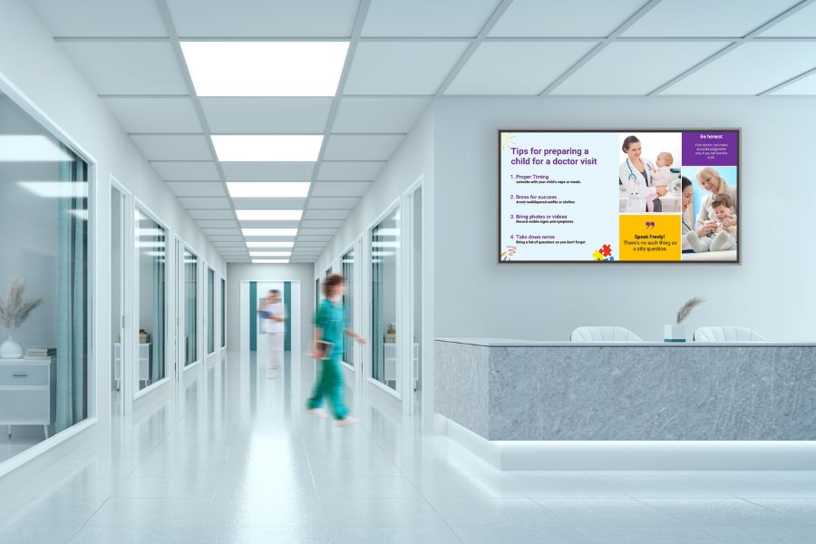 5 Digital Signage Solutions for Healthcare Clinics
